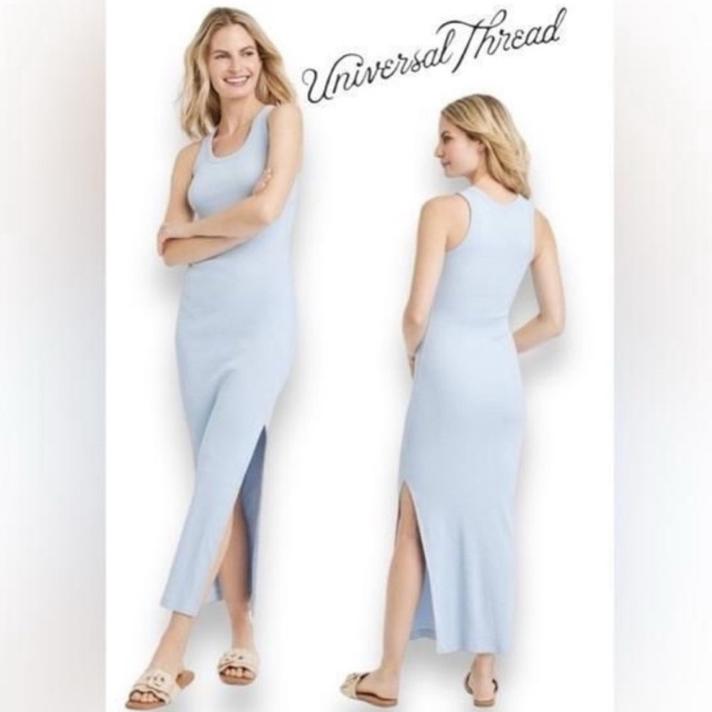 ❄️ Universal Thread Women's Ice Blue Maxi Dress